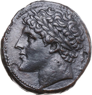 obverse: Syracuse. Hieron II (274-215 BC). AE 28.5 mm