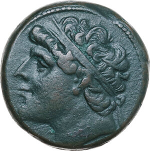 obverse: Syracuse. Hieron II (274-215 BC). AE 27.5 mm. c. 230-215 BC