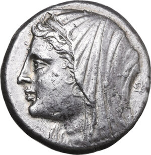 obverse: Syracuse. Philistis, wife of Hieron II (274-216 BC). AR 16 Litrai-Tetradrachm, c. 240-218/5 BC