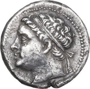 obverse: Syracuse. Hieronymos (215-214 BC). AR 10 Litrai, c. 215-214 BC