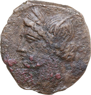 obverse: AE Shekel. Circa 264-238 BC. Uncertain mint