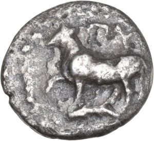 obverse: Thrace, Byzantion. AR Diobol, 416-357 B.C