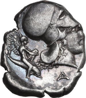 reverse: Epeiros, Ambrakia. AR Stater, c. 426-404 BC