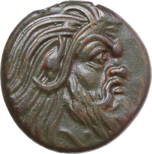 obverse: Cimmerian Bosporos, Pantikapaion. AE 20.5 mm, c. 310-304/3 BC