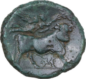 reverse: Samnium, Southern Latium and Northern Campania, Teanum Sidicinum. AE 20 mm, c. 265-240 BC