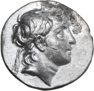 obverse: Kings of Cappadocia. Ariarathes V Eusebes Philopator (163-130 BC). AR Drachm. Dated RY 33 (130 BC)