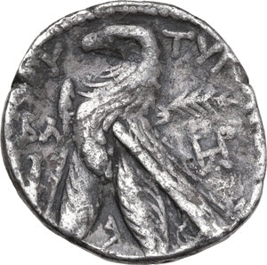 reverse: Phoenicia, Tyre. AR Shekel. Dated CY 32 (90/89 BC)