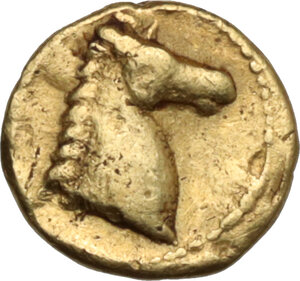 reverse: Zeugitania, Carthage. AV 1/10 Stater. Circa 350-320 BC