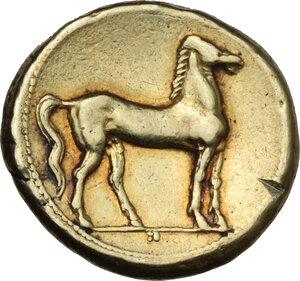 reverse: Zeugitania, Carthage. EL Stater, c. 310-306 BC