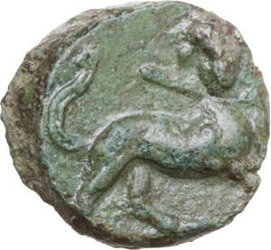 reverse: Central Italy, uncertain mint. Capua or Minturnae(?). AE 14.5 mm. late 90s-early 80s BC