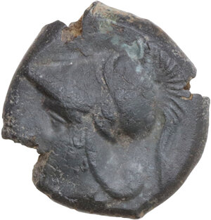 obverse: Anonymous. AE Litra or 1/4 uncia (?), c. 279-270 BC