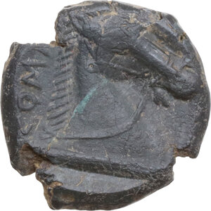 reverse: Anonymous. AE Litra or 1/4 uncia (?), c. 279-270 BC