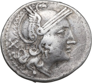 obverse: Corn-ear second series. AR Denarius, uncertain Sicilian mint (Syracuse?), 211 BC