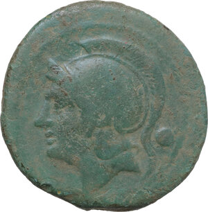 obverse: Anonymous semilibral series. AE Uncia, Campanian mint (Capua/Cales), 217-216 BC