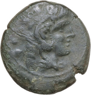 obverse: Anonymous Sextantal series. AE Quadrans, after 211 BC