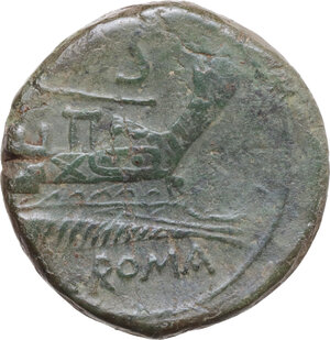 reverse: Anonymous Staff and club series. AE Semis, from 210 BC