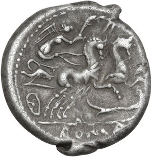 reverse: M. Cipius M.f. AR Denarius, 115 or 114 BC