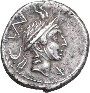obverse: L. Philippus. AR Denarius, 113 or 11 BC