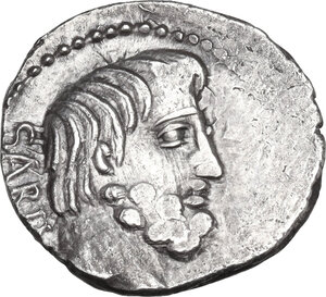 obverse: L. Titurius L. f. Sabinus. AR Denarius, 89 BC