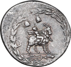 reverse: Mn. Fonteius C.f. AR Denarius, 85 BC
