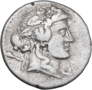 obverse: L. Cassius Longinus. AR Denarius, 78 BC