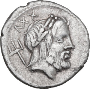 obverse: L. Lucretius Trio. AR Denarius, 76 BC
