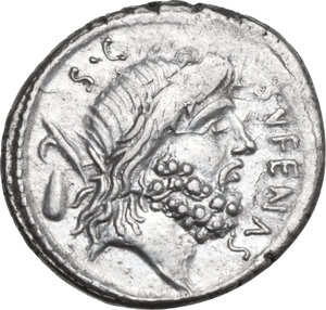 obverse: M. Nonius Sufenas. AR Denarius, 59 BC