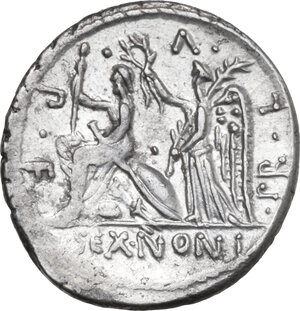 reverse: M. Nonius Sufenas. AR Denarius, 59 BC