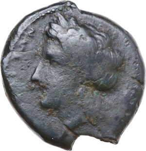 obverse: Central and Southern Campania, Neapolis. AE 19 mm, c. 300-275 BC