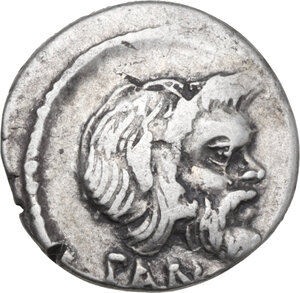 obverse: C. Vibius C. f. Pansa Caetronianus. AR Denarius, 48 BC