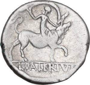 reverse: L. Valerius Acisculus. Denarius, Rome mint, 45 BC