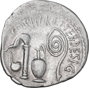 reverse: Octavian. AR Denarius, 36 BC