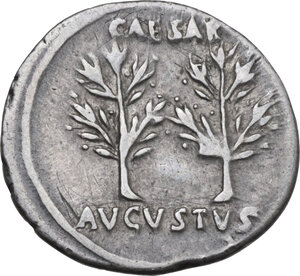 reverse: Augustus (27 BC - 14 AD). AR Denarius, uncertain Spanish mint (Colonia Caesaraugusta?), 19-18 BC