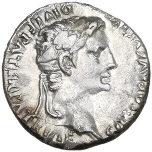 obverse: Augustus (27 BC - 14 AD). AR Denarius, Lugdunum mint, c. 2 BC-4 AD