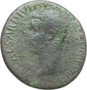 obverse: Tiberius (14-37). AE Dupondius, 16-22 AD