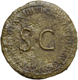 reverse: Tiberius (14-37 AD). AE Sestertius. Rome mint. Struck AD 22-23