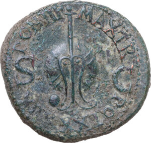 reverse: Tiberius (14-37). AE As, 35-36 AD