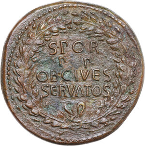reverse: Gaius (Caligula) (37-41). AE Sestertius. Rome mint, c. 39 AD