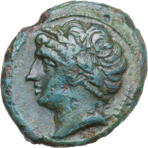 obverse: Central and Southern Campania, Neapolis. AE 18 mm, 300-275 BC