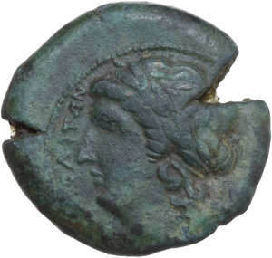 obverse: Central and Southern Campania, Neapolis. AE 20 mm. c. 270-250 BC