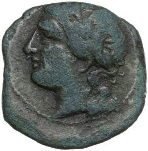 obverse: Central and Southern Campania, Neapolis. AE 15 mm, c. 250-225 BC