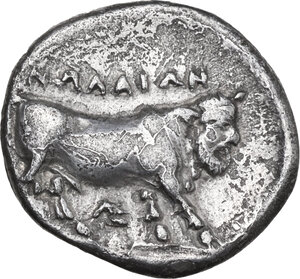 reverse: Central and Southern Campania, Nola. AR Didrachm, 400-385 BC