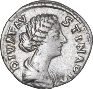 obverse: Diva Faustina II (after 176 AD). AR Denarius, Rome mint, 176-180