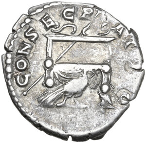 reverse: Diva Faustina II (after 176 AD). AR Denarius, Rome mint, 176-180