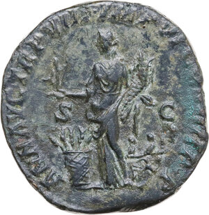 reverse: Commodus (177-192). AE Sestertius. Rome mint, 182 AD