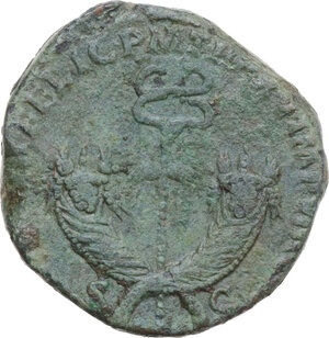 reverse: Commodus (177-192). AE Sestertius, 190 AD