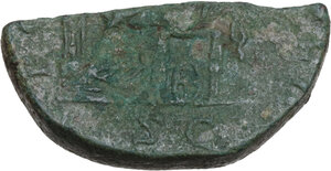 reverse: Septimius Severus (193-211). AE Sestertius, Rome mint, 196 AD