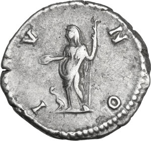 reverse: Julia Domna, wife of Septimius Severus (died 217 AD). AR Denarius, 200-211