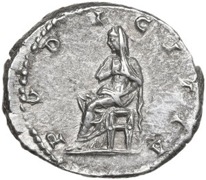 reverse: Julia Domna, wife of Septimius Severus (died 217 AD). AR Denarius, Rome mint, 196-211
