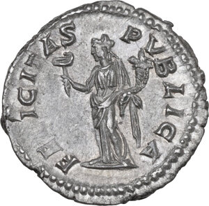 reverse: Geta as Caesar (198-209). AR Denarius, Rome mint
